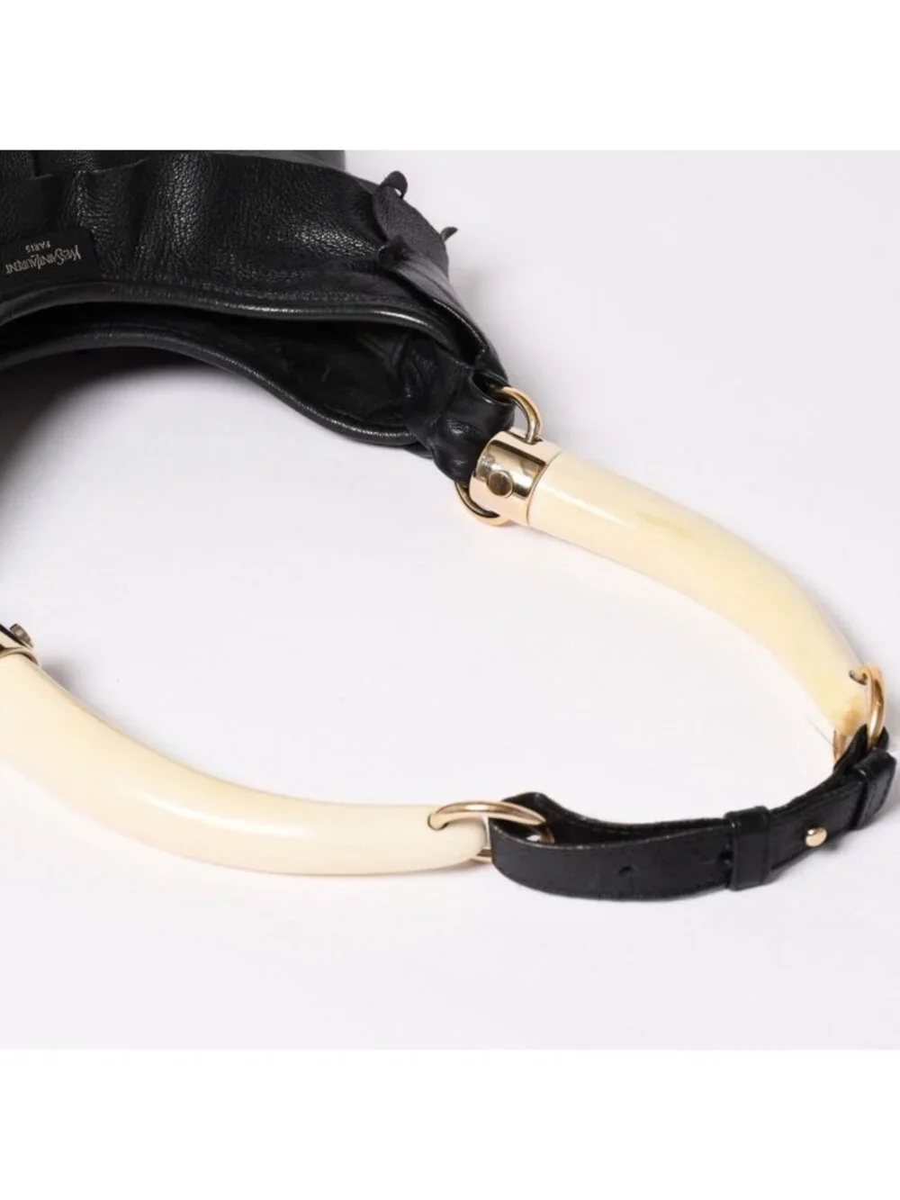 Saint Laurent Mombasa Shoulder Bag Tropez Black